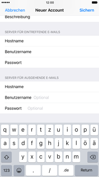 Apple iPhone 7 Plus - E-Mail - Konto einrichten - 14 / 29