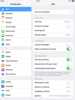 Apple iPad Pro 9.7 inch - E-Mail - Konto einrichten (outlook) - 4 / 11