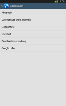 Samsung Galaxy Tab 3 8-0 LTE - Internet - Apn-Einstellungen - 1 / 1