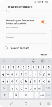 Samsung Galaxy S9 - E-Mail - Konto einrichten - 15 / 20
