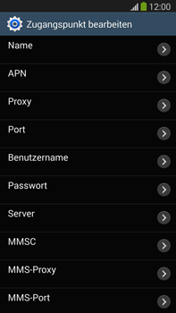 Samsung Galaxy Note 3 LTE - Internet - Apn-Einstellungen - 9 / 28