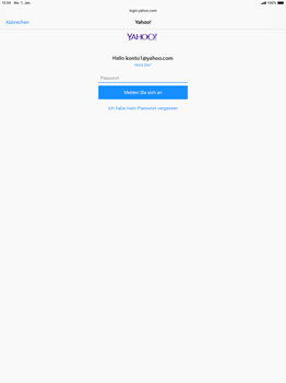 Apple iPad Pro 12.9 inch - E-Mail - Konto einrichten (yahoo) - 7 / 11