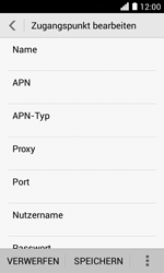 Huawei Ascend Y330 - Internet - Manuelle Konfiguration - 12 / 27