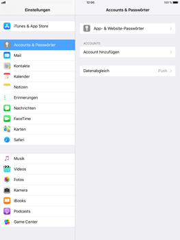Apple iPad Mini 4 - E-Mail - Konto einrichten - 0 / 0