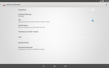 Sony Xperia Tablet Z2 LTE - Internet - Manuelle Konfiguration - 5 / 19