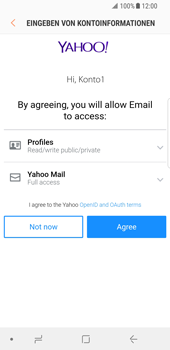 Samsung Galaxy S8 - E-Mail - Konto einrichten (yahoo) - 10 / 13