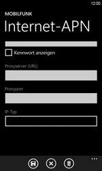 HTC Windows Phone 8S - Internet - Manuelle Konfiguration - 10 / 12