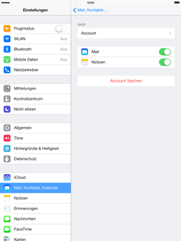 Apple iPad Air - E-Mail - Konto einrichten - 25 / 27