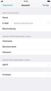 Apple iPhone 7 Plus - E-Mail - Konto einrichten - 18 / 30