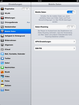 Apple iPad 2 - Internet - Manuelle Konfiguration - 3 / 3