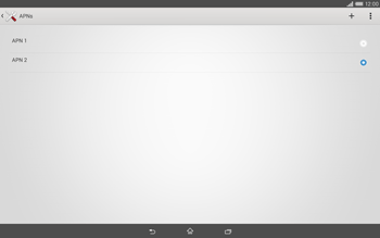 Sony Xperia Tablet Z2 LTE - Internet - Manuelle Konfiguration - 17 / 19