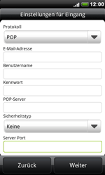 HTC Desire - E-Mail - Konto einrichten - 1 / 1