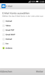 Alcatel Pop S3 - E-Mail - Konto einrichten - 2 / 2