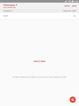 Samsung Galaxy Tab A 9.7 - E-Mail - Konto einrichten - 0 / 0