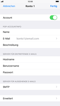Apple iPhone 8 Plus - E-Mail - Konto einrichten - 2 / 2