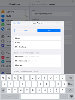 Apple iPad Air - E-Mail - Konto einrichten - 11 / 27
