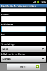 Samsung Galaxy Ace i - E-Mail - Konto einrichten - 1 / 1