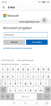 Huawei P20 Pro - E-Mail - Konto einrichten (outlook) - 8 / 12