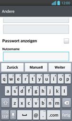 LG Optimus L7 II - E-Mail - Konto einrichten - 1 / 1