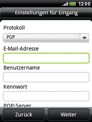 HTC Wildfire - E-Mail - Konto einrichten - 7 / 17