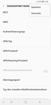 Samsung Galaxy S8 Plus - Internet - Apn-Einstellungen - 1 / 1