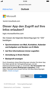 Apple iPhone 6s Plus - E-Mail - Konto einrichten (outlook) - 8 / 12