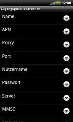 HTC Desire Z - Internet - Apn-Einstellungen - 1 / 1