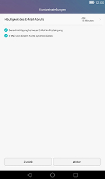 Huawei MediaPad T1 (7.0) - E-Mail - Konto einrichten - 18 / 22